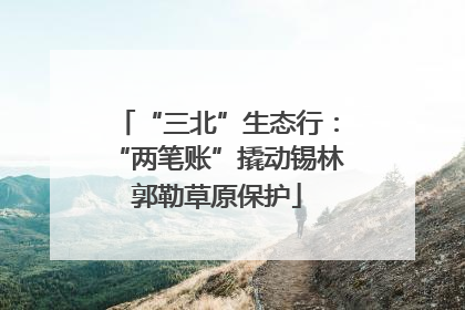“三北”生态行：“两笔账”撬动锡林郭勒草原保护