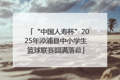 “中国人寿杯”2025年漳浦县中小学生篮球联赛圆满落幕