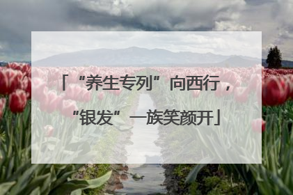 “养生专列”向西行，“银发”一族笑颜开