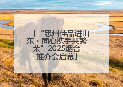 “忠州佳品进山东・同心携手共繁荣”2025烟台推介会启幕
