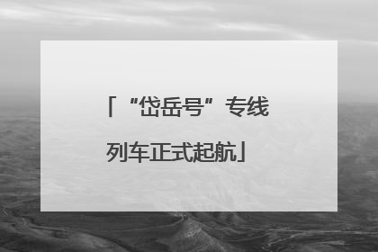 “岱岳号”专线列车正式起航