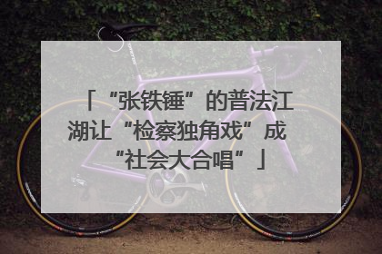 “张铁锤”的普法江湖让“检察独角戏”成“社会大合唱”