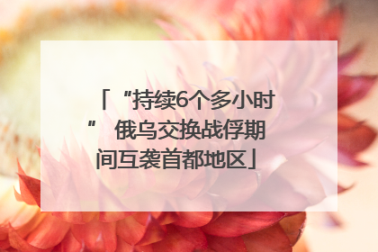“持续6个多小时” 俄乌交换战俘期间互袭首都地区