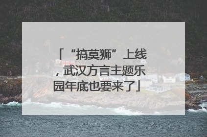 “搞莫狮”上线，武汉方言主题乐园年底也要来了