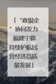 “政银企”协同发力 福建宁德持续护航民营经济高质量发展