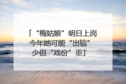 “梅姑娘”明日上岗 今年她可能“出镜”少但“戏份”重