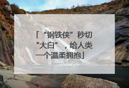“钢铁侠”秒切“大白”，给人类一个温柔拥抱