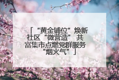 “黄金铺位”焕新社区“微营造” 共富集市点燃党群服务“烟火气”