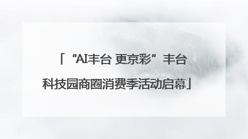 “AI丰台 更京彩”丰台科技园商圈消费季活动启幕