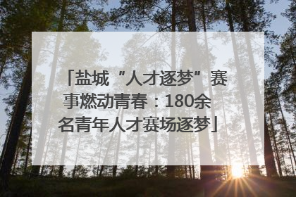 盐城“人才逐梦”赛事燃动青春：180余名青年人才赛场逐梦