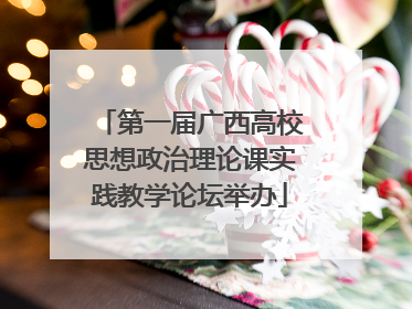 第一届广西高校思想政治理论课实践教学论坛举办