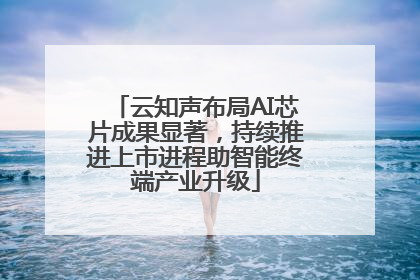 云知声布局AI芯片成果显著，持续推进上市进程助智能终端产业升级