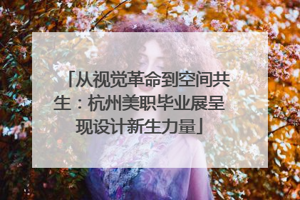 从视觉革命到空间共生：杭州美职毕业展呈现设计新生力量