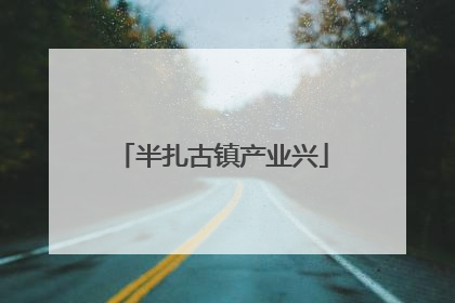 半扎古镇产业兴