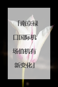 南京禄口国际机场值机有新变化