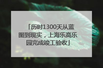 历时1300天从蓝图到现实，上海乐高乐园完成竣工验收