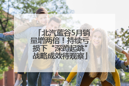 北汽蓝谷5月销量增两倍！持续亏损下“深蹲起跳”战略成效待观察