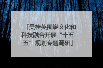吴桂英围绕文化和科技融合开展“十五五”规划专题调研