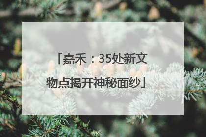 嘉禾：35处新文物点揭开神秘面纱