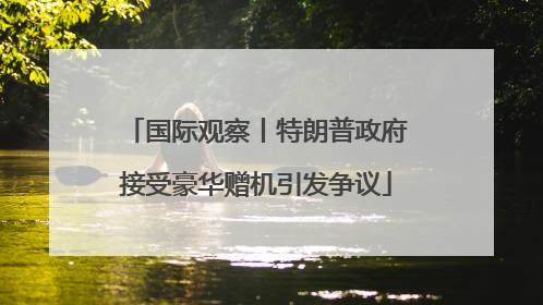 国际观察丨特朗普政府接受豪华赠机引发争议