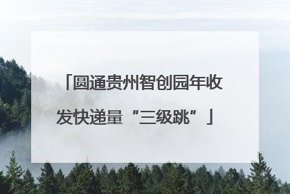 圆通贵州智创园年收发快递量“三级跳”