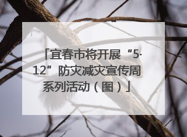 宜春市将开展“5·12”防灾减灾宣传周系列活动（图）