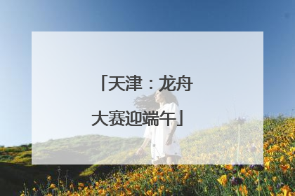 天津：龙舟大赛迎端午