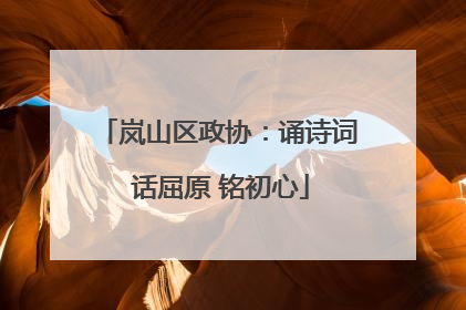 岚山区政协：诵诗词 话屈原 铭初心