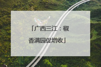 广西三江：椒香满园促增收