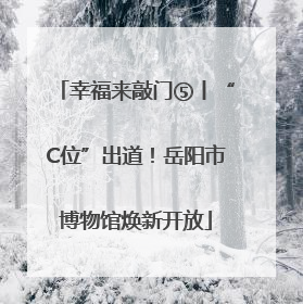 幸福来敲门⑤丨“C位”出道！岳阳市博物馆焕新开放