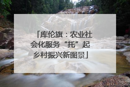 库伦旗：农业社会化服务“托”起乡村振兴新图景