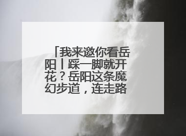 我来邀你看岳阳丨踩一脚就开花？岳阳这条魔幻步道，连走路都变得好玩！