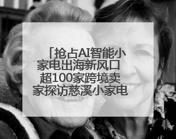 抢占AI智能小家电出海新风口 超100家跨境卖家探访慈溪小家电产业带
