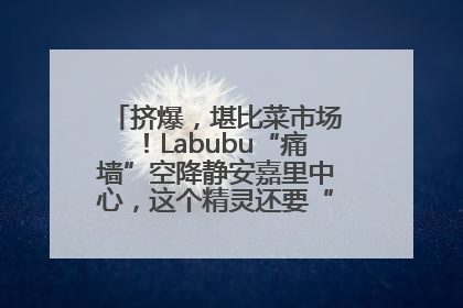 挤爆，堪比菜市场！Labubu“痛墙”空降静安嘉里中心，这个精灵还要“突袭”便利店？