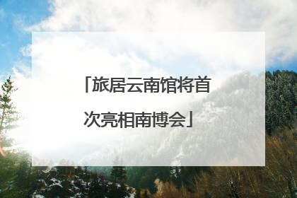 旅居云南馆将首次亮相南博会