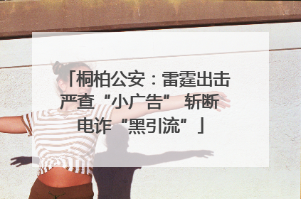 桐柏公安：雷霆出击严查“小广告” 斩断电诈“黑引流”