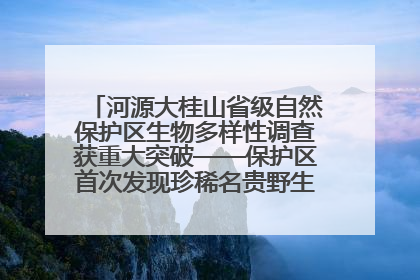 河源大桂山省级自然保护区生物多样性调查获重大突破——保护区首次发现珍稀名贵野生干巴菌与钝尾两头蛇