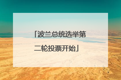 波兰总统选举第二轮投票开始