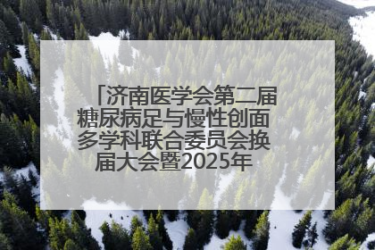 济南医学会第二届糖尿病足与慢性创面多学科联合委员会换届大会暨2025年学术年会成功举行