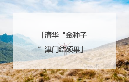 清华“金种子”津门结硕果