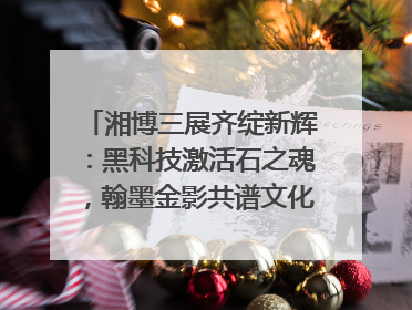 湘博三展齐绽新辉：黑科技激活石之魂，翰墨金影共谱文化遗产日华章