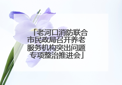 老河口消防联合市民政局召开养老服务机构突出问题专项整治推进会