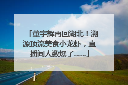 董宇辉再回湖北！溯源顶流美食小龙虾，直播间人数爆了……