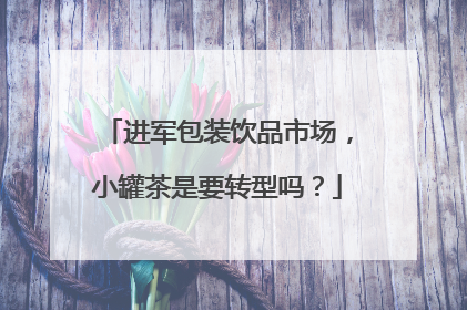 进军包装饮品市场，小罐茶是要转型吗？