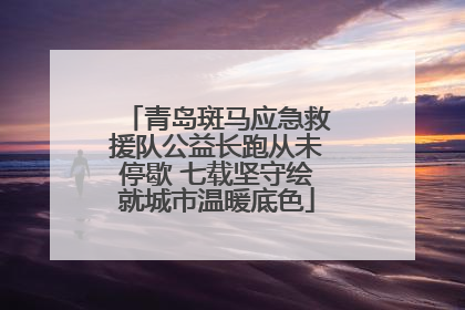 青岛斑马应急救援队公益长跑从未停歇 七载坚守绘就城市温暖底色