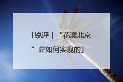 锐评｜“花漾北京”是如何实现的