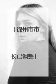 锦州市市长已调整