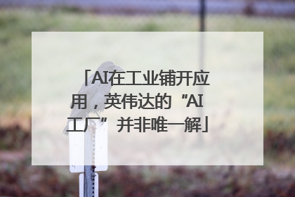 AI在工业铺开应用，英伟达的“AI工厂”并非唯一解