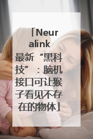 Neuralink最新“黑科技”：脑机接口可让猴子看见不存在的物体